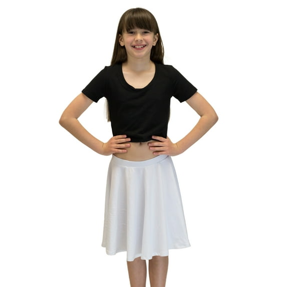 Vivian's Fashions Skirts - Girls, Cotton, Long, Circle (Royal Blue, Large)