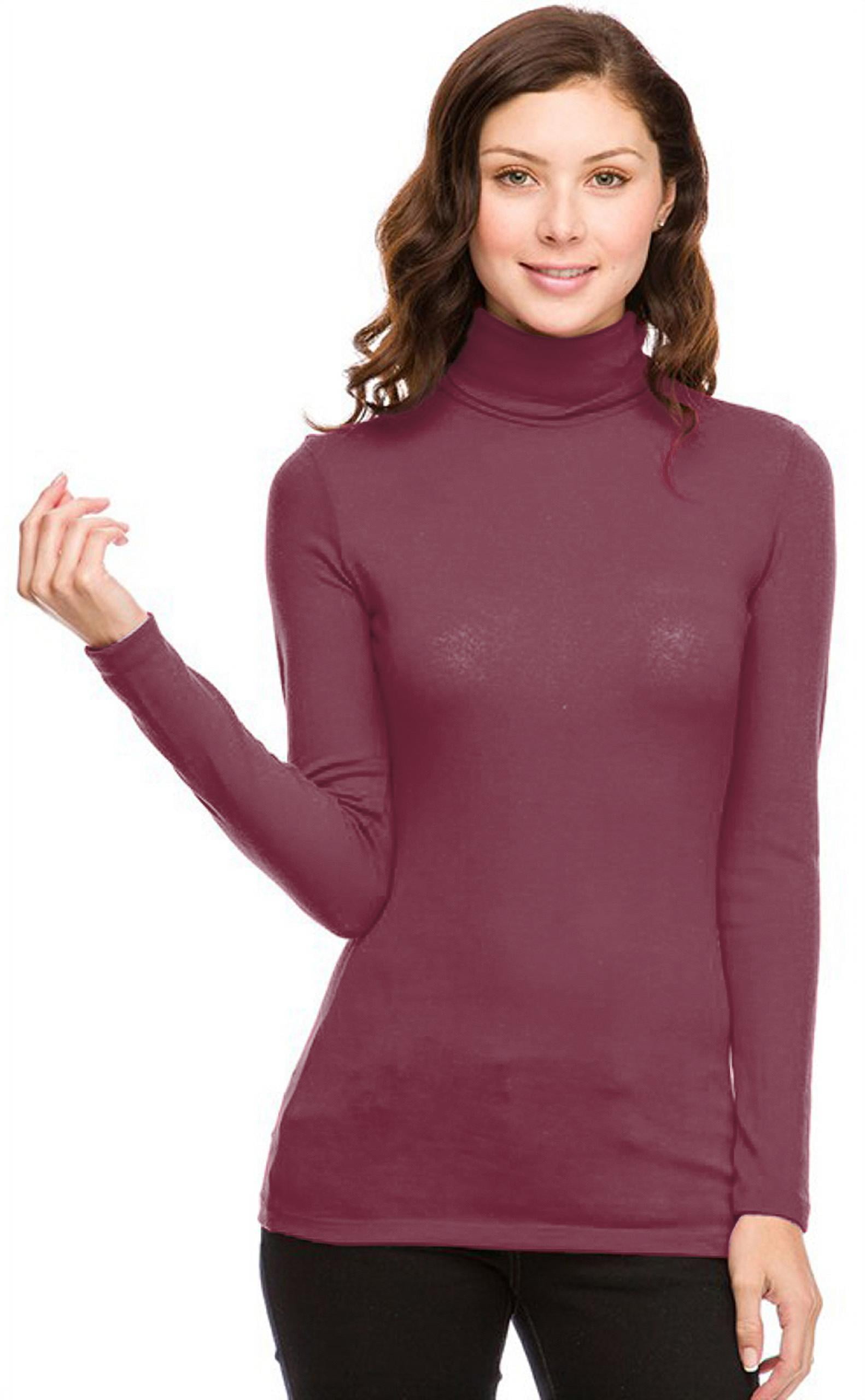 売れ筋商品|||ノクチューン カットソー トップス レディース Women's Crew Neck Knit Blouse Burgundy Burgundy Turtleneck Tunic