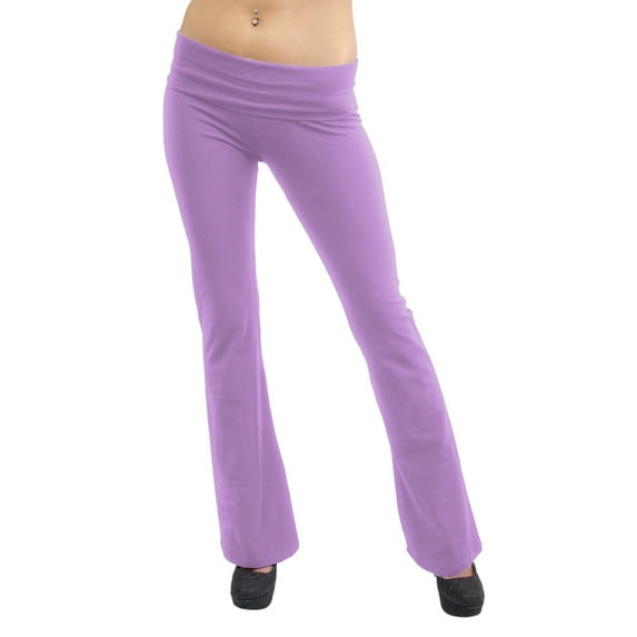 Vivian's Fashions Yoga Pants - Full Length (Junior and Junior Plus Sizes)