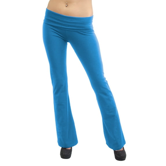 Vivian's Fashions Yoga Pants - Full Length (Junior and Junior Plus Sizes)