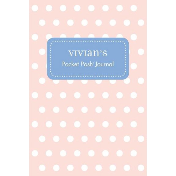 Vivian's Pocket Posh Journal, Polka Dot, (Paperback)