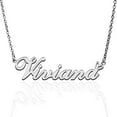 thumbnail image 1 of Viviana Custom Name Necklace Customized Personalized Plated Name Necklace for Mother Daughter Friendship Women Valentine's Day Christmas Birthday New Year Silver, 1 of 7