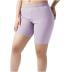 thumbnail image 1 of Vivianyn HD Women's Solid Color Biker Shorts, Elastic Waist Stretchy Casual Activewear,Pink,Size S-XXXXXL, 1 of 9