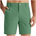thumbnail image 1 of Vivianyo HD Fashion Summer Shorts for Big Mens and Tall Men Casual Fashion Solid With Pocket Button Zipper Shorts Pants, 1 of 5