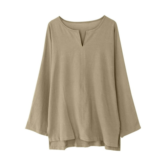 Vivianyo HD Men's Patchwork Long Sleeve Button-Down Shirt for Spring Men's Long Sleeved Solid Color V-lapel Casual Shirt