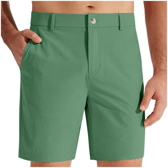 Vivianyo HD Men's Shorts for Summer Men Casual Fashion Solid With Pocket Button Zipper Shorts Pants