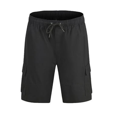 Vivianyo HD Men's Shorts for Summer Men's Sports Leisure Elastic Waist Multi-Pockets Relaxed Summer Shorts Pants