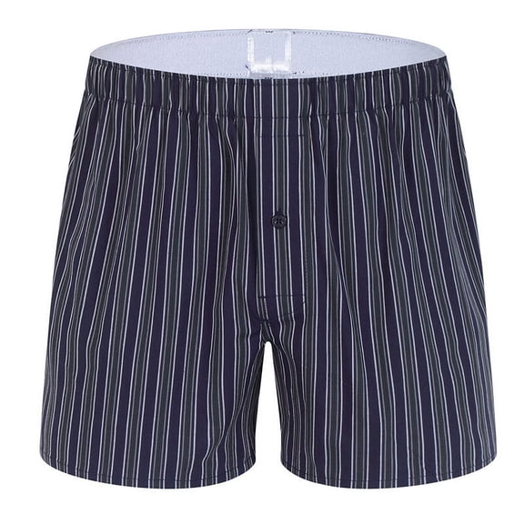 Vivianyo HD Men's Soft Plaid Cotton Comfortable Lounging Short Men Casual Plaid Summer Solid Elastic Waist Cotton-crepe Home Pants Shorts