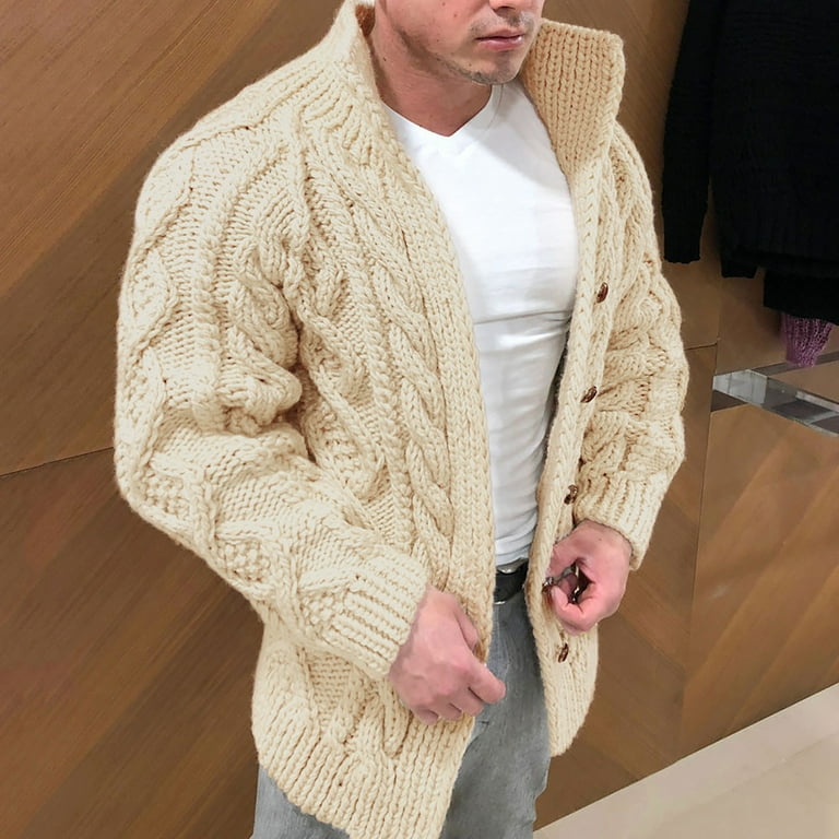 Fashion Knitting Pure Color Cardigan Sweater Fashion Knitting Pure Color Cardigan Sweater