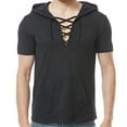 thumbnail image 1 of Vivianyo HD Short Sleeve Shirt for Men Men Casual Solid Fashion Pullover Round Neck Short Sleeve T Shirt Blouse, 1 of 9