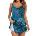 thumbnail image 1 of Vivianyo HD Trendy Women's Sleeveless Tank Tops Women's Fashion Printed V-neck Comfortable Loose T-shirt Sleeveless Blouse Casual Tops, 1 of 4