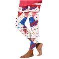thumbnail image 1 of Vivianyo HD Women's Independence Day Yoga Patriotic Pants Fashion Casual 4Th Of July American Flag Print Leggings with Yoga Sport Elastic Slim Pants（All Colors and Sizes）, 1 of 5