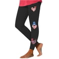 thumbnail image 1 of Vivianyo HD Women's Independence Day Yoga Patriotic Pants Fashion Casual 4Th Of July American Flag Print Leggings with Yoga Sport Elastic Slim Pants（All Colors and Sizes）, 1 of 5