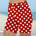 thumbnail image 1 of Vivianyo HD Women's Plus Size Summer High Waisted Print Shorts Summer Casual Stretch Short Sport Shorts, 1 of 5