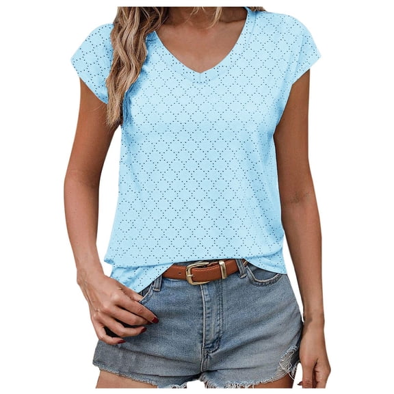 Vivianyo HD Women's Sleeveless Tank Top Women's Summer Casual Fashion Printed Loose Round Neck Sleeveless Tops