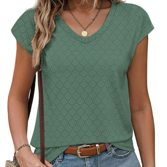 Vivianyo HD Women's Sleeveless Tank Top Women's Summer Casual Fashion Printed Loose Round Neck Sleeveless Tops