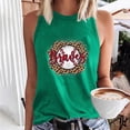 thumbnail image 1 of Vivianyo HD Women's Sleeveless Tank Top Women's Summer Sleeveless Sexy Top Regular Round Neck Printed Sleeveless Top, 1 of 4