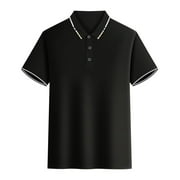 Vivianyo HD Womens Sport Cool DRI Polo Shirt, Moisture-Wicking Performance Polo Shirt for Women Black