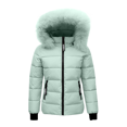 thumbnail image 1 of Vivianyo HD Women's Waterproof Ski Jacket Warm Puffer Jacket Thick Hooded Winter Coat Green, 1 of 2