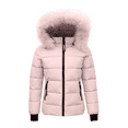 thumbnail image 1 of Vivianyo HD Women's Waterproof Ski Jacket Warm Puffer Jacket Thick Hooded Winter Coat Pink, 1 of 2
