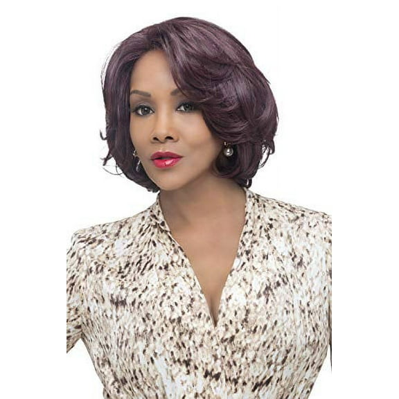 Vivica A. Fox GARDEN New Futura Fiber, Natural Baby Hair Lace Front Wig in Color 4
