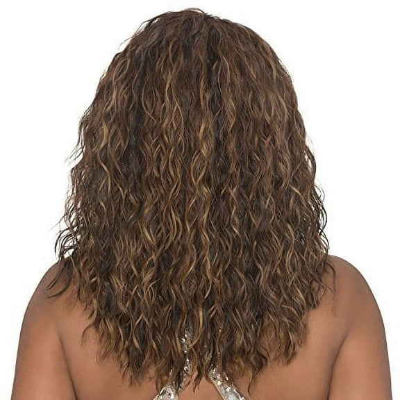 Vivica A. Fox ORLANDO-V Lace Front Wig, New Futura Synthetic Fiber in Color 1B