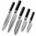 thumbnail image 1 of Vivicreate 5-Piece Kitchen Knife Set, Stainless Steel Chef Knife Set, Sharp Cooking Knives with Ergonomic Handle for Meat, Vegetables and Daily Kitchen Use, 1 of 6