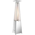 thumbnail image 1 of Vivicreate Pyramid Propane Patio Gas Heater 42000 BTU with Quartz Glass Tube Auto Ignition Wheels Ground Nails for Outdoor Commercial Restaurant Garden, 1 of 9