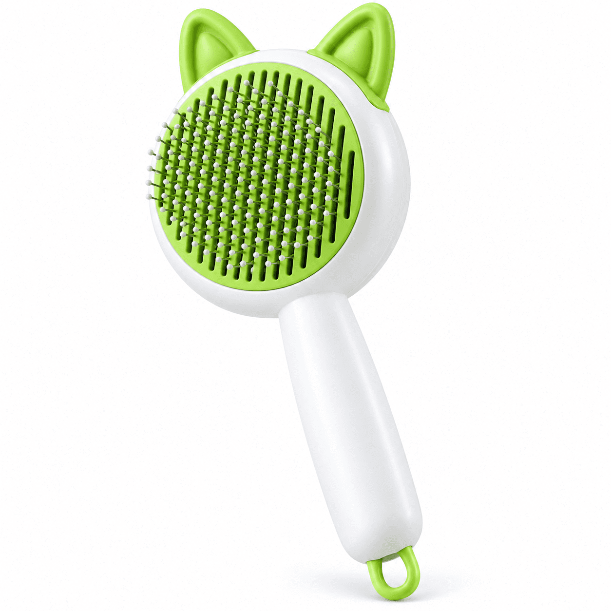 Click Cleaners Vivicreate Self-Cleaning Slicker Brush for Dogs & Cats, One-Click Pet ...