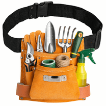 Vivicreate Tool Belt with Multiple Pockets, Adjustable Waist Tool Belt for Gardening, DIY, Construction and Home Use