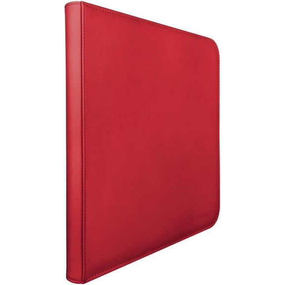 Ultra Pro Vivid 12-Pocket Zippered PRO-Binder - Red New