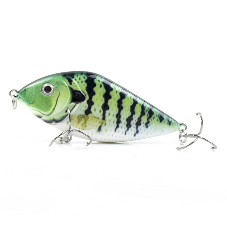 Vivid 3D Eyes Fishing Lure with Steel Ball Balance and Realistic