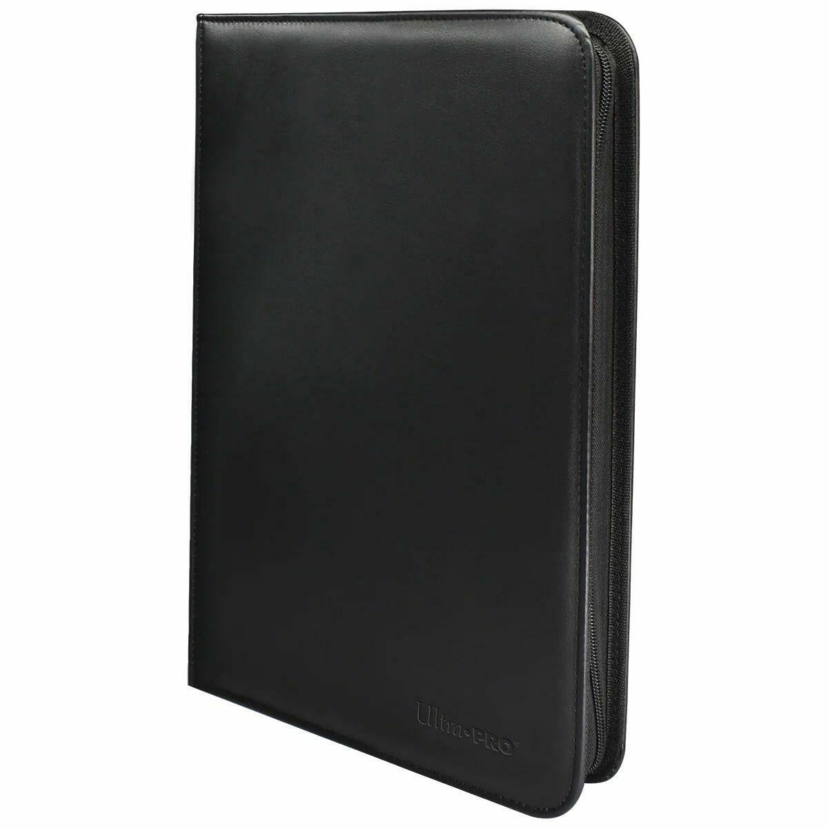 Vivid 9-Pocket Zippered PRO-Binder, Black