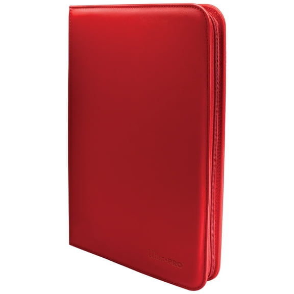 Ultra PRO: 9-Pocket Zippered PRO-Binder - Vivid (Red)