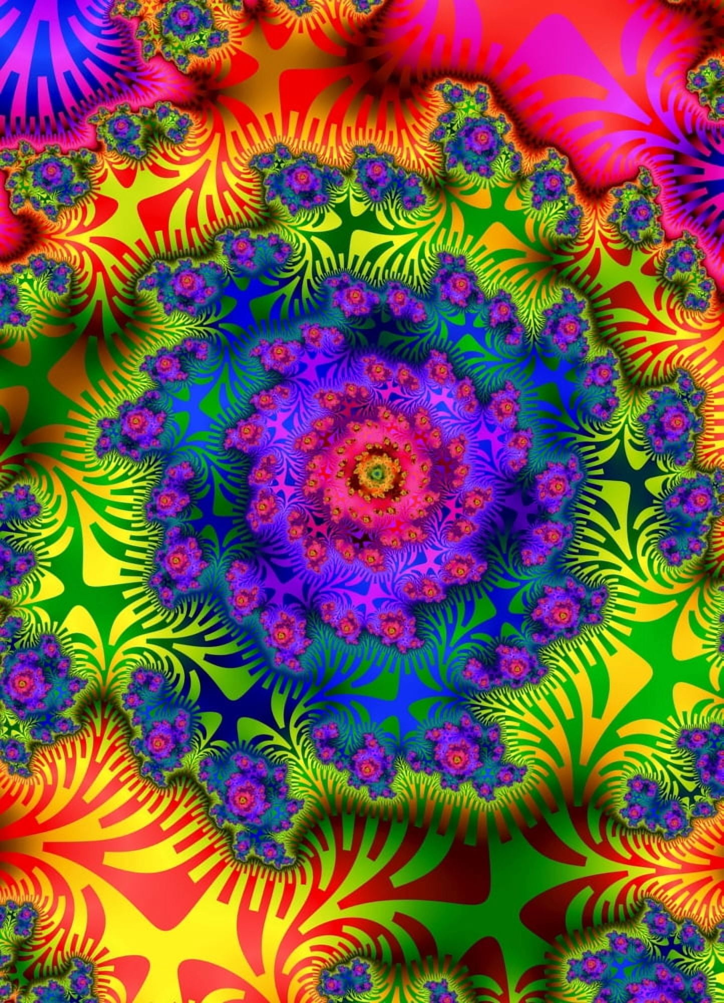 Vivid Abstract Image Canvas Art - Paul Sale Design Pics (28 x 38)