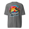 thumbnail image 1 of Vivid Arizona colors Men's / Women's pickleball performance crew neck t-shirt (Graphite, L), 1 of 1