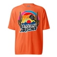 thumbnail image 1 of Vivid Arizona colors Men's / Women's pickleball performance crew neck t-shirt (Safety Orange, S), 1 of 1