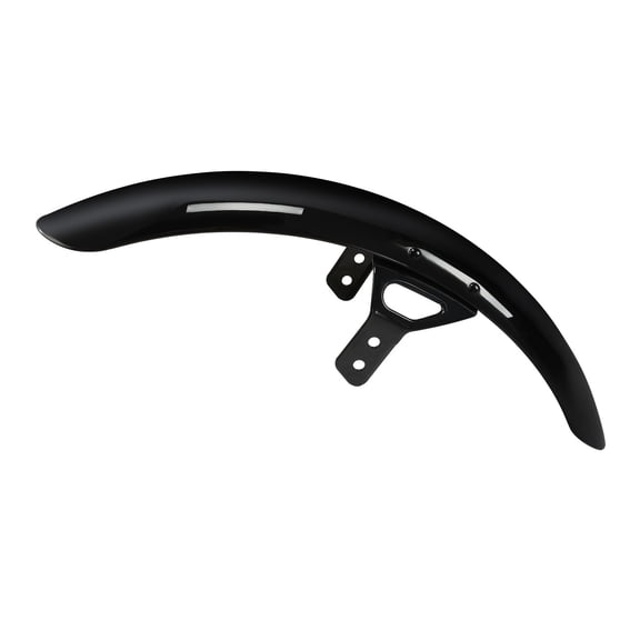 Vivid Black Front Fender Fit For Harley Dyna Street Bob Super Glide 2006-2017 16