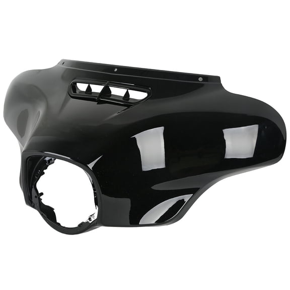 Vivid Black Outer Batwing Fairing Fits For Harley Touring Street Glide 2014-2023