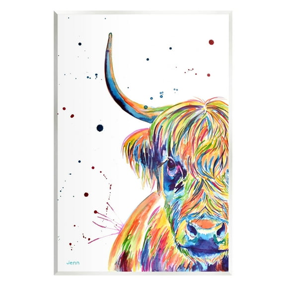 Vivid Cattle Face Farm Animal Animals & Insects Graphic Art Unframed Art Print Wall Art
