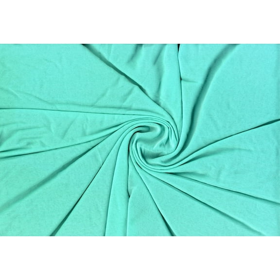 Vivid Chiffon Knit Stretch - Knit Fabric, Soft Sheer Stretch, Bridal Dress (SPEARMINT, ByYard)