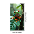thumbnail image 1 of Vivid Colorful Frog Themed Background Banner for Party Decorations Photography Props Jungle Themed Events and Animal Lovers Gatherings, 1 of 7