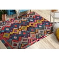 thumbnail image 1 of Vivid Colors Rug, Kilim Design Rug, Yellow Rug, Anatolian Rug, Turkish Rug, 3D Printeds Rug, Home Decor Rug, Custom Rug, Colorful Rug, 3.3'x5' - 100x150 cm, 1 of 8