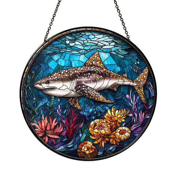Vivid Curious Sea Seal Suncatcher Window Hanging Display Item Decor