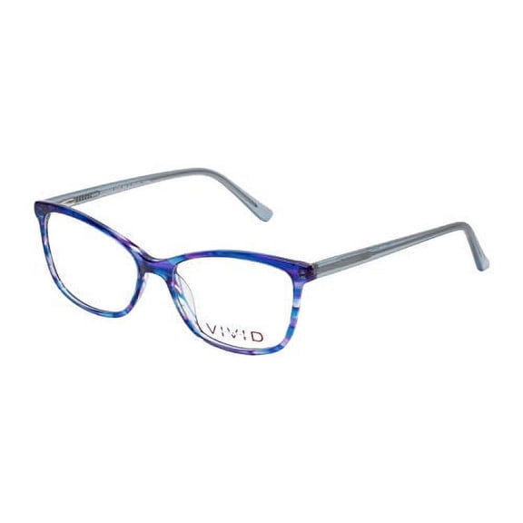 Vivid Designer Reading Eye Glasses 893 Glossy Marble Purple-Lavender 52 mm