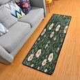 thumbnail image 1 of Vivid Floral Design Long Area Rug 72" x 24" Non-Slip Polyester with Cotton Padding, 1 of 7