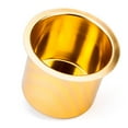 thumbnail image 1 of Vivid Gold Aluminum Drop In Cup Holder, 1 of 1