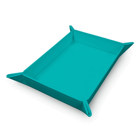 Vivid Magnetic Folding Dice Tray - Teal