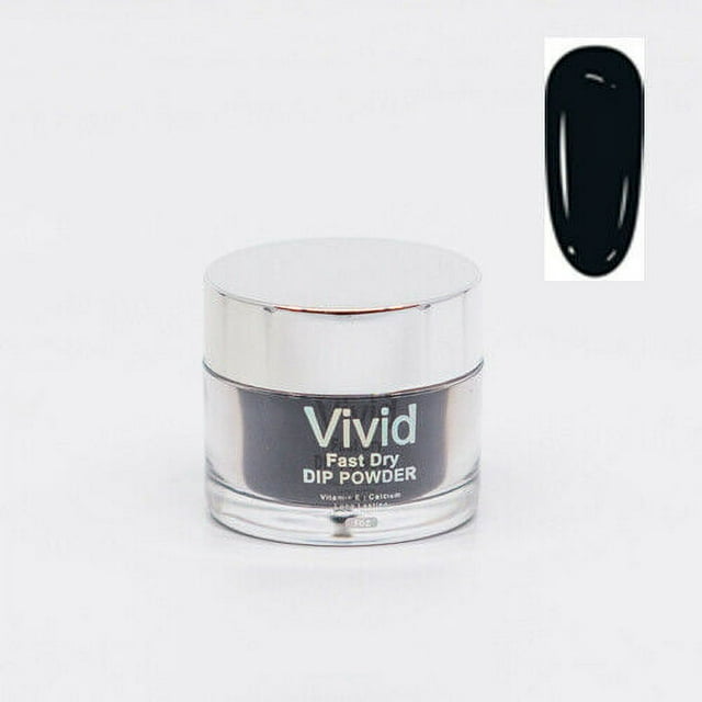 Vivid Nails Dip Powder Colors, 1oz (Dark Kiss #53)