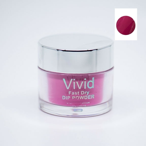 Vivid Nails Dip Powder Colors, 1oz (Lush Pink #128)